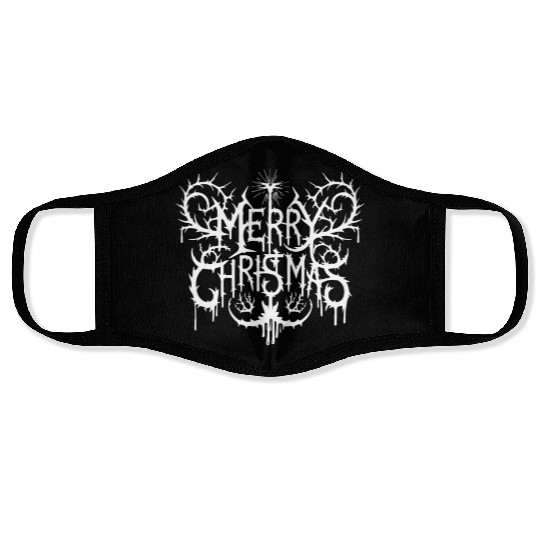 Merry Christmas | Deathcore Festive Holiday Metal Face Masks