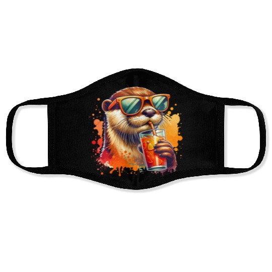 Cute Sea Otter Face Masks Gift for Animal Lover