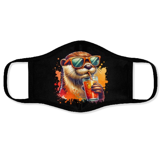 Cute Sea Otter Face Masks Gift for Animal Lover