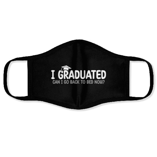 Funny Graduate Relaxation Face Masks