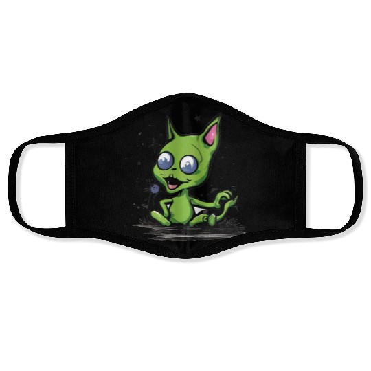 Alien Cat Face Masks