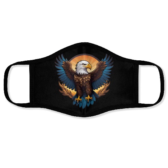 Flying Eagle Face Masks