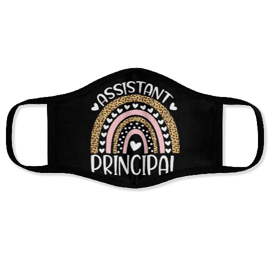 Assistant Principal Back To School First Day Face Masks