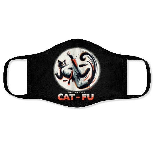 Kung Fu Chinese Kung Fu Asian Kung Fu Self defense Face Masks