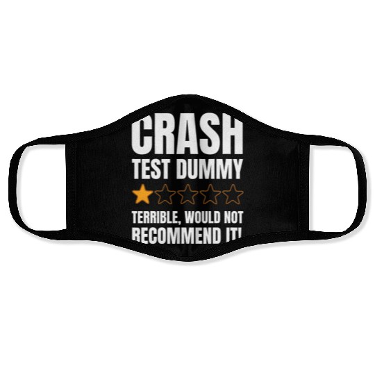 Broken Bone Injury Gifts Crash Test Dummy Face Masks