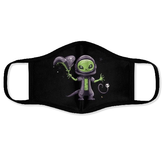 Alien Cat Face Masks