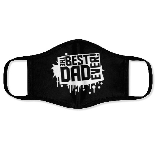 The Best Dad Ever Coolest Daddy in the World Love Face Masks