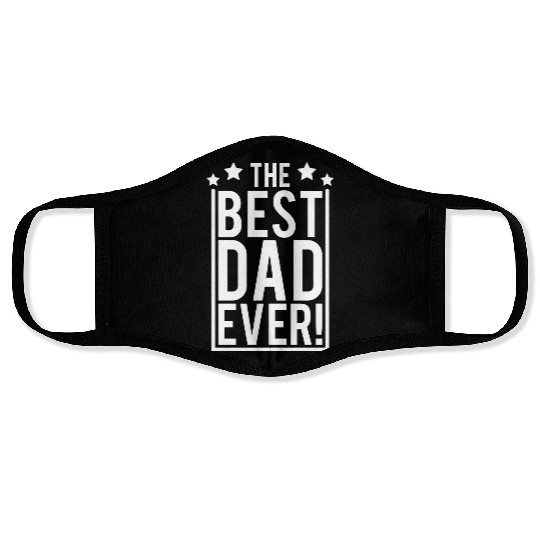 The Best Dad Ever Coolest Daddy in the World Love Face Masks