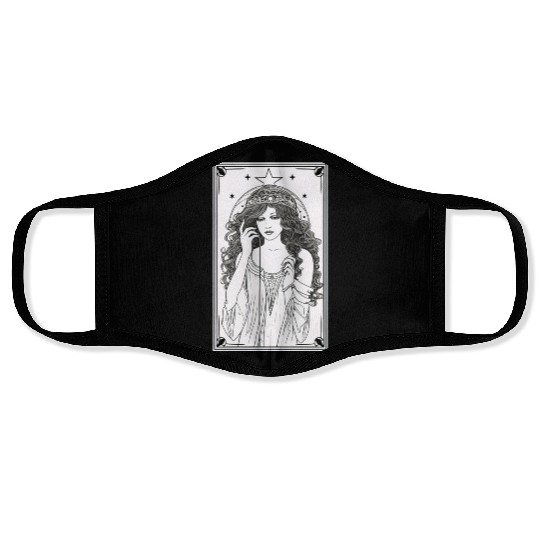 Tarot Card Astrology Occult Mystical Face Masks