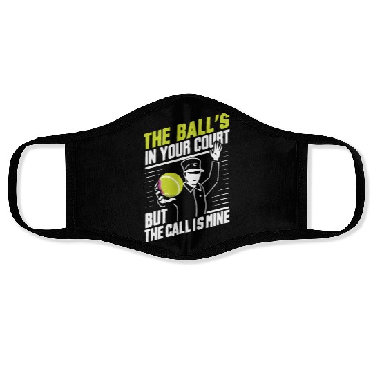 Tennis Umpire Ref Sports Game Official Referee Face Masks