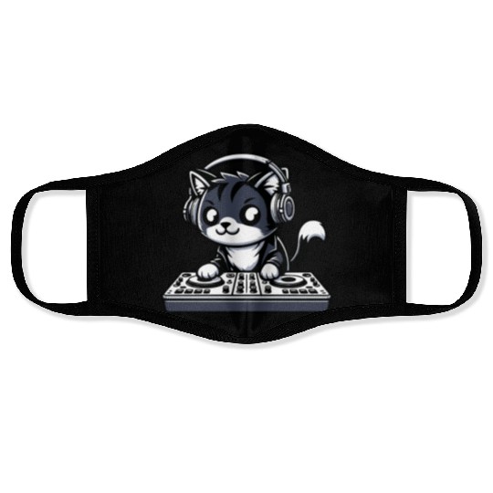 DJ Cat: The Groovy Pet Face Masks