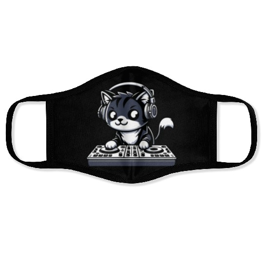 DJ Cat: The Groovy Pet Face Masks