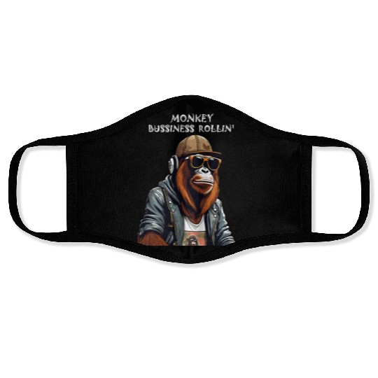 Monkey Business Rollin Face Masks