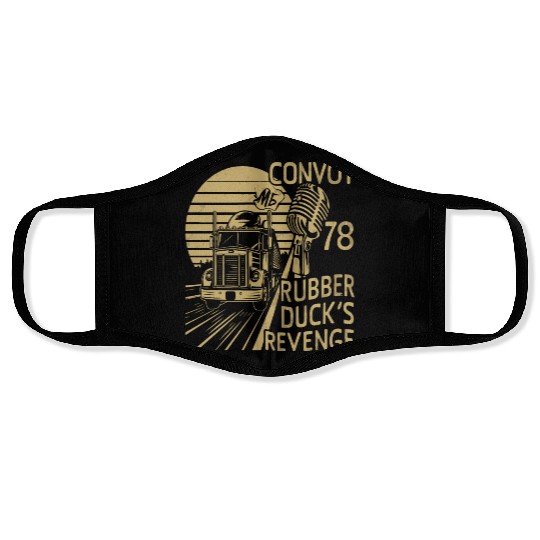 Rubber Duck s Revenge CONVOY 1978 Face Masks