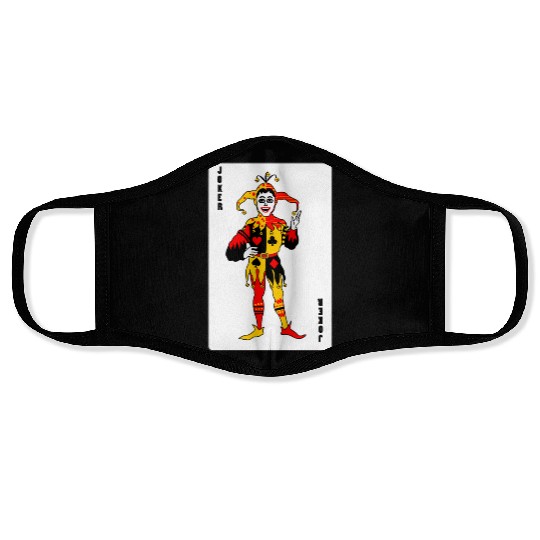 Playing card Joker Face Masks