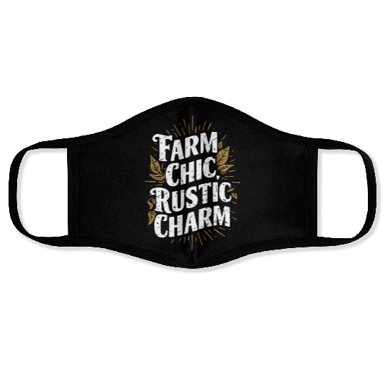 Farmers Market Farmer Agriculture Farming Food Face Masks