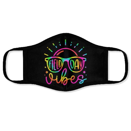 Field Day Vibes Teacher Kids Field Day 2024 Face Masks