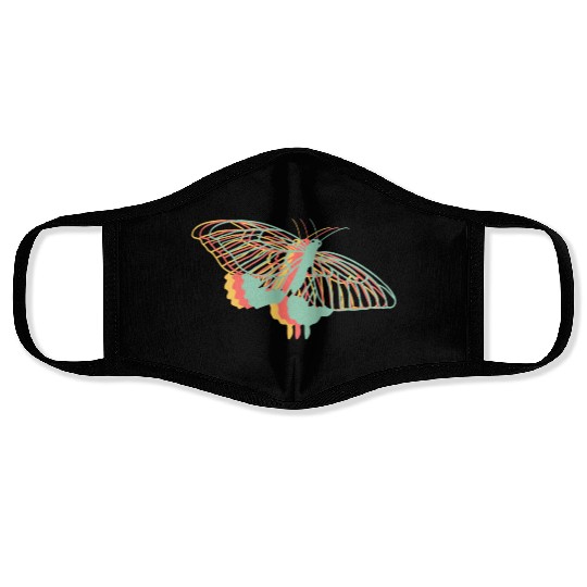 Explore Butterfly Geometric Cute Artistry Face Masks