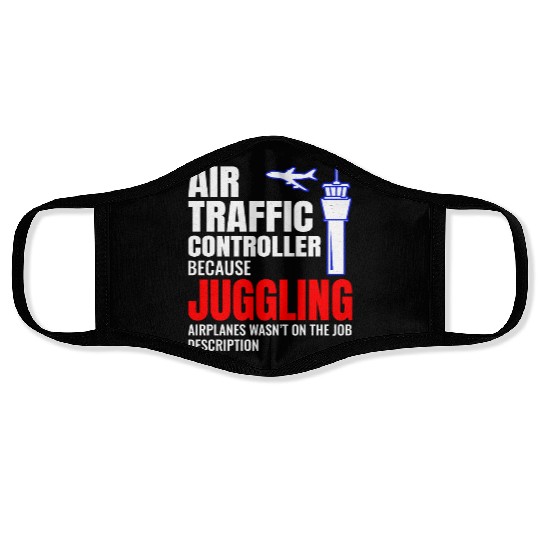 Air Traffic Controller ATC Aviation Humor Airplane Face Masks