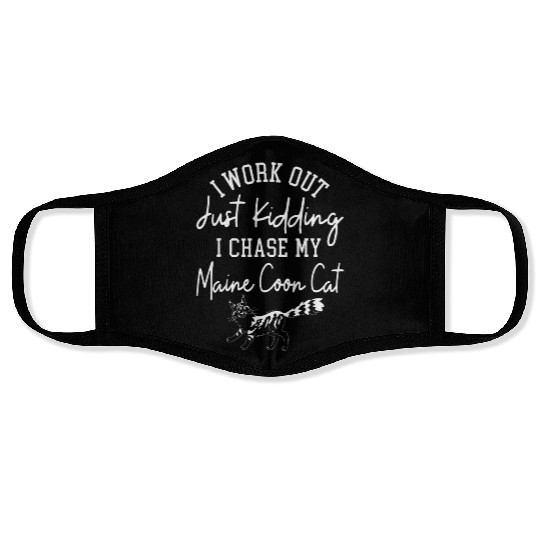Maine Cat Apparel Best Cats Lover Design Face Masks