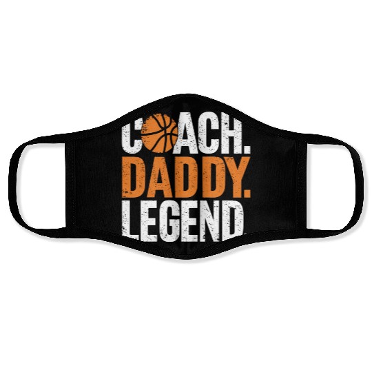 "Coach Daddy Legend" Face Masks Perfect Gift for Dad