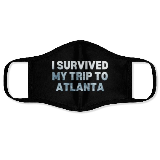 My Trip Traveler Vacation Atlanta Face Masks