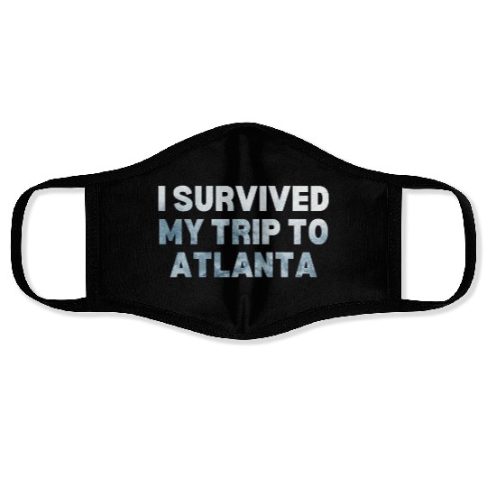 My Trip Traveler Vacation Atlanta Face Masks