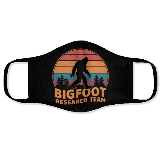 Official Bigfoot Research Team Sasquatch Yeti Face Masks