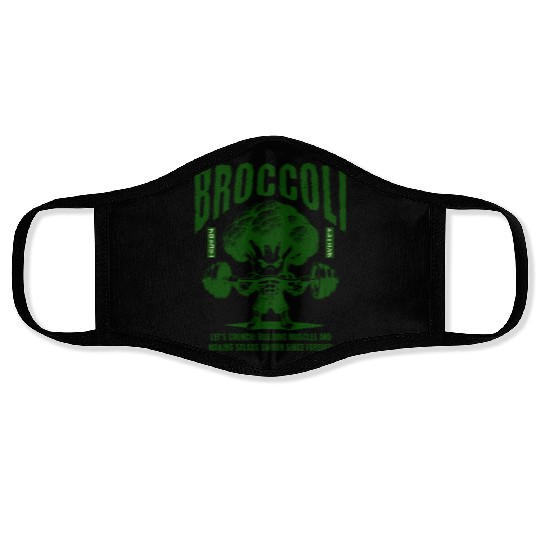 Broccoli Gym Face Masks