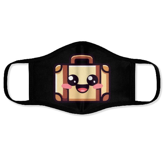Happy Travel Suitcase Face Masks