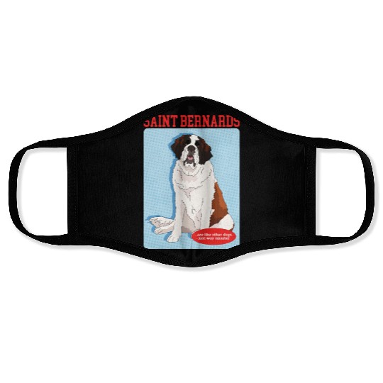 St. Bernhard Saint Bernards Are Smarter Face Masks