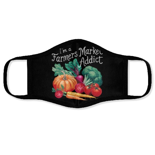 Farmers Market Farmer Agriculture Farming Food Face Masks