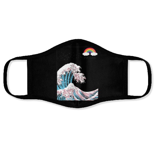 Dare to be Yourself - Trans LGBT Colors in the Face Masks