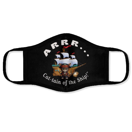 ARRR... Cat-tain of the Ship! - Pirate Cat Face Masks