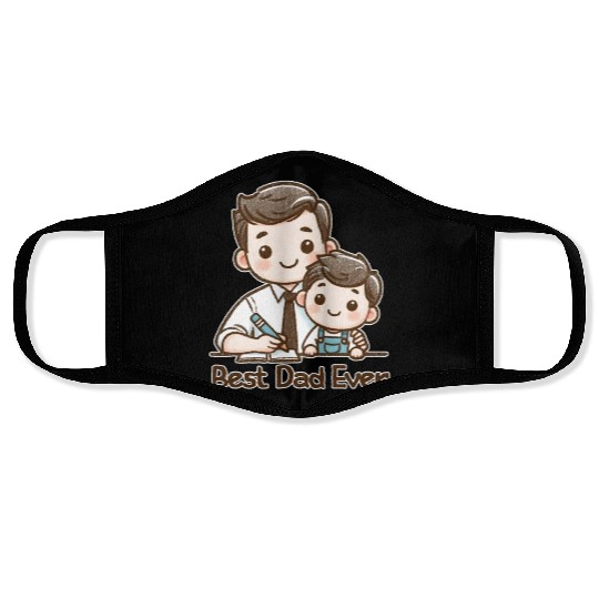 Best Dad Ever Face Masks