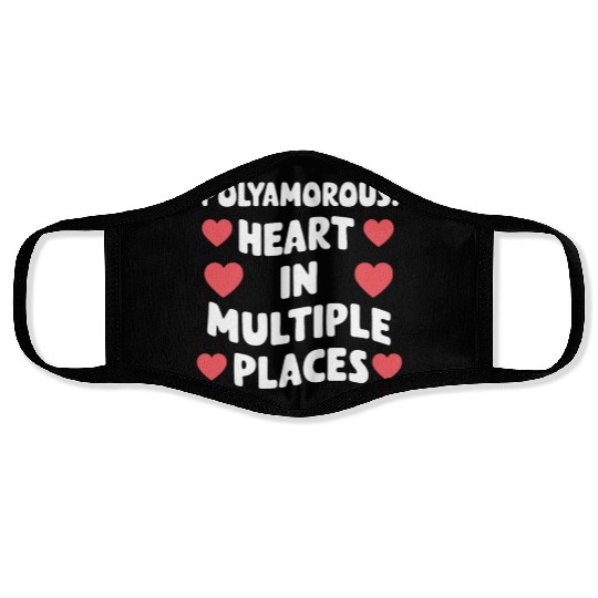 Polyamorous community Polyamorous Parenting Loving Face Masks