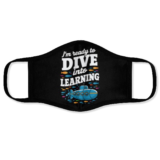 School Submarine Ready To Dive Into Learning Face Masks