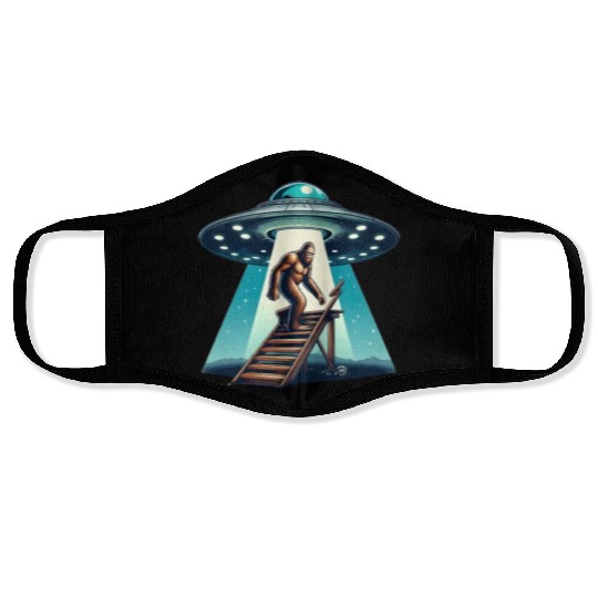 Bigfoot and the UFO Face Masks