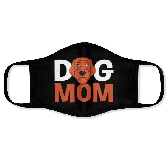 Mothers Day Dog Mom Wirehaired Pointing Griffon Face Masks