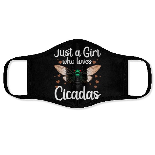Cicadas Art Insect Lover Cicada Face Masks