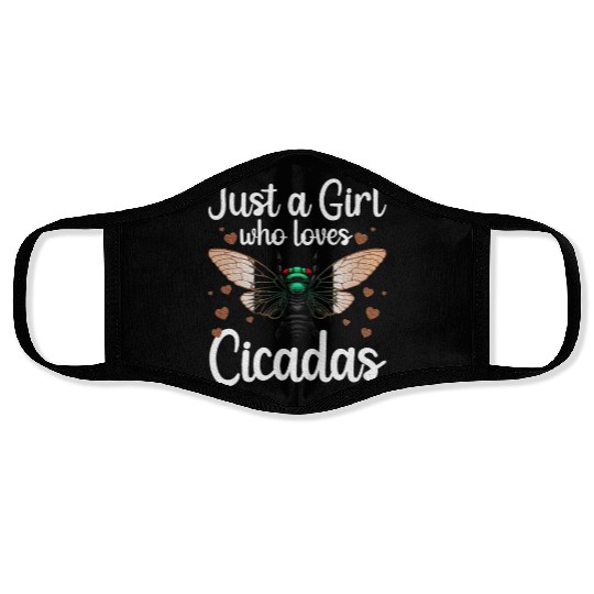 Cicadas Art Insect Lover Cicada Face Masks