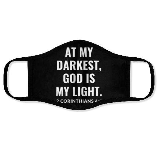God Is My Light Face Masks