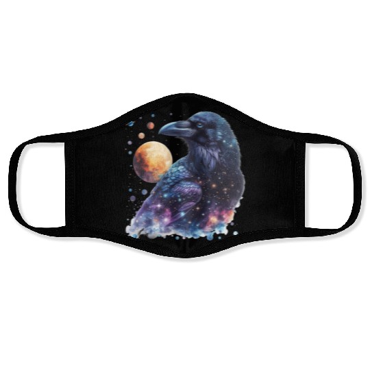 Celestial Raven Clipart Clipart, Crow Bird Witch Face Masks