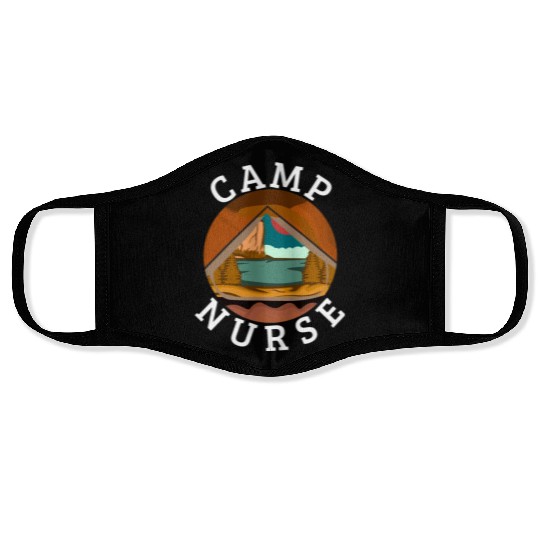 Summer Camp Nurse Women Face Masks