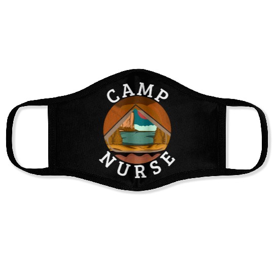 Summer Camp Nurse Women Face Masks