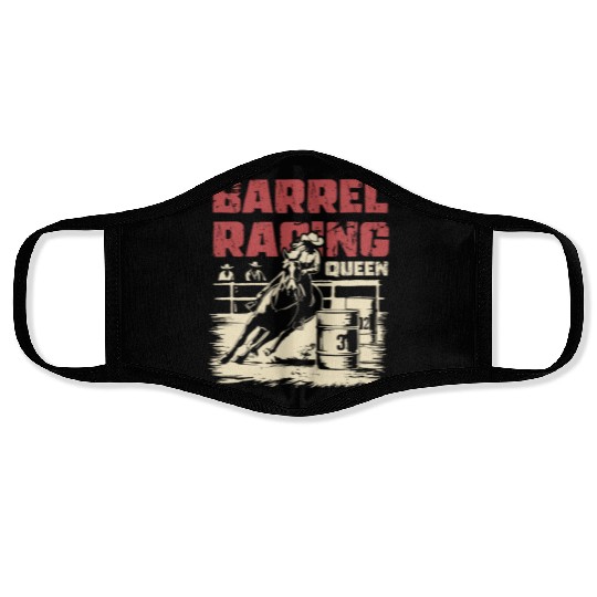 Barrel Racing Gifts Face Masks