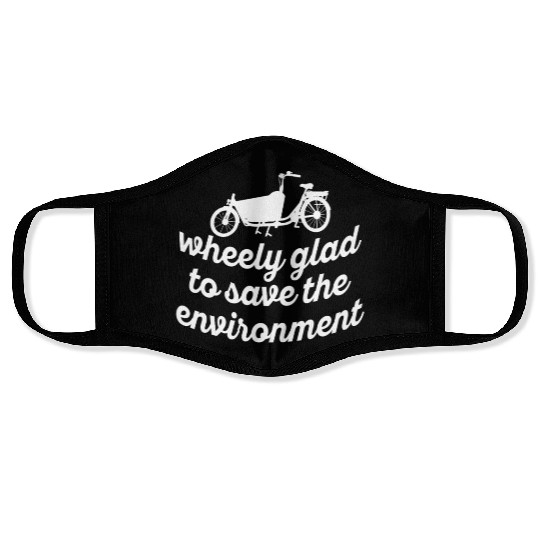 Wheely Glad Environment Cargo Cargobike Face Masks