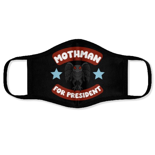Mothman USA Election Campaign Politics 2024 Face Masks