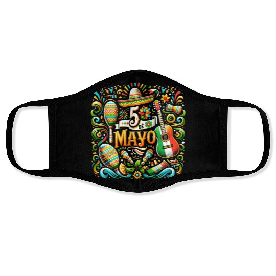 Cinco de Mayo Celebration Face Masks