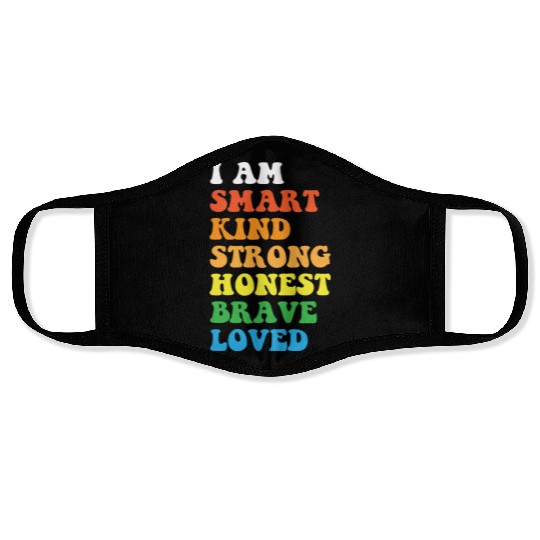 Daily Affirmation Uplifting Quotes Positive Face Masks